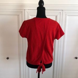 Madewell verse tie back top